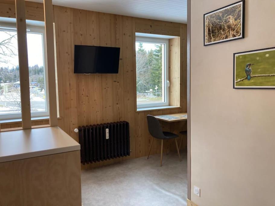 Studio Chaleureux Au Depart Des Sentiers Et Pistes De Ski Lajoux Buitenkant foto